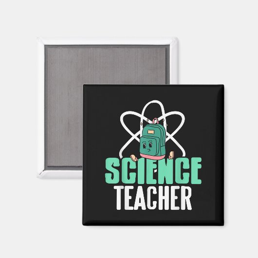 Aimant Funny Science Teacher Backpack School Humor (Recto/Verso)