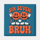 Aimant Funny Six Seven 6 7 Meme Valentine Hearts Valentin (Devant)