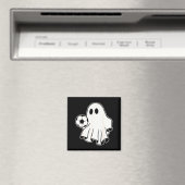 Aimant Funny Soccer Ghost Playing Soccer Lovers Halloween (In Situ (Lave-vaisselle))