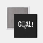 Aimant Funny Soccer Goal Golf Four Joke (Recto/Verso)