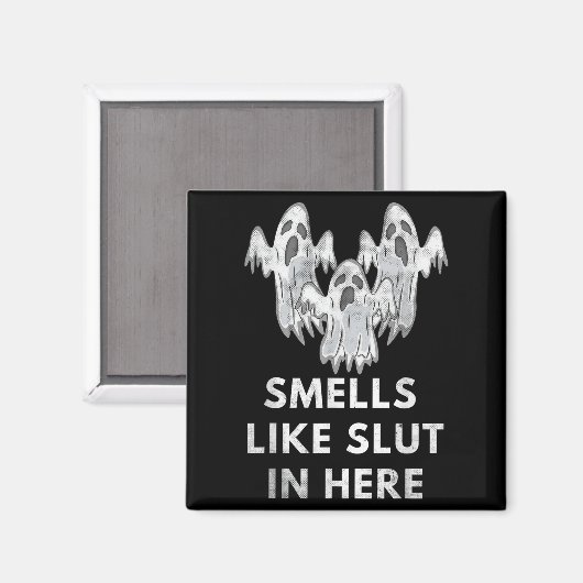 Aimant Funny Soky Halloween Offensive Adult Humor Ghost C (Recto/Verso)