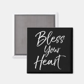 Aimant Funny Southern Christian Saying Quote Gift Bless Y (Recto/Verso)
