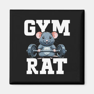 Aimant Funny Sport Gymnase Rat Fitness Bodybuilding