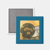 Aimant Funny Tactical Gamer Cat Meme Graphic  (Recto/Verso)