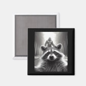 Aimant Funny Tee Ed Raccoon Selfie Bigfoot Gift Mens Wome (Recto/Verso)