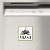 Aimant Funny Texas Armadillo (In Situ (Lave-vaisselle))
