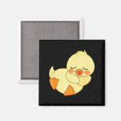 Aimant Funny Tired As Duck I Love Cute Ducklings Quote Gi (Recto/Verso)