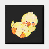 Aimant Funny Tired As Duck I Love Cute Ducklings Quote Gi (Devant)