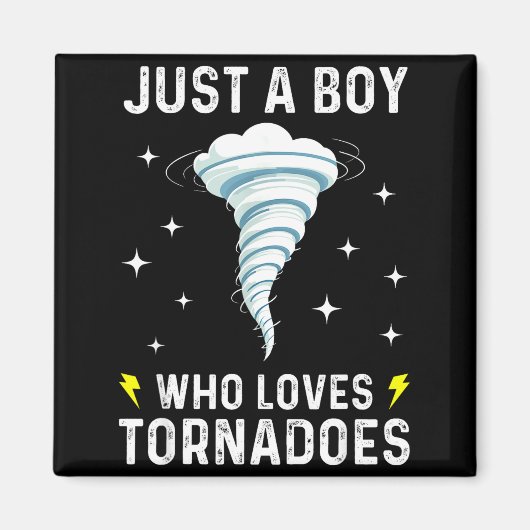 Aimant Funny Tornado Gift For Boys Kids Hurricane Weather (Devant)