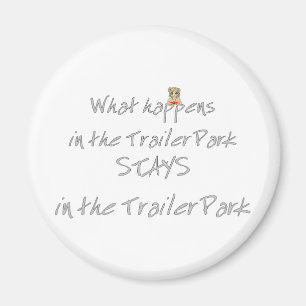 Aimant Funny Trailer Park