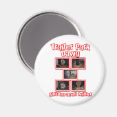 Aimant Funny Trailer Park Dawg Red (Recto/Verso)