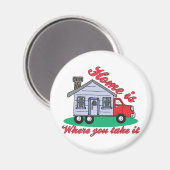 Aimant Funny Trailer Park Shirts et cadeaux (Recto/Verso)