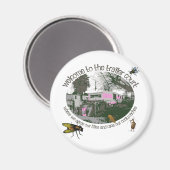 Aimant Funny Trailer Park Shirts et cadeaux (Recto/Verso)