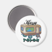 Aimant Funny Trailer Park Shirts et cadeaux (Recto/Verso)