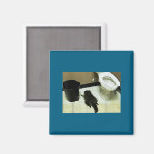 Aimant Funny Trashed Panda Drunk Racoon (Recto/Verso)