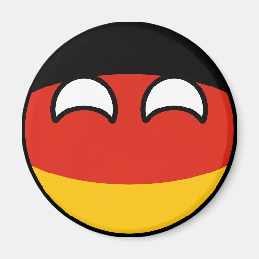 Aimant Funny Trending Geeky Allemagne Camptryball (Devant)