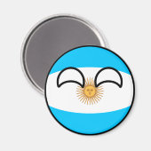 Aimant Funny Trending Geeky Argentine Countryball (Recto/Verso)
