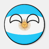 Aimant Funny Trending Geeky Argentine Countryball (Devant)