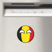 Aimant Funny Trending Geeky Belgium Countryball (In Situ (Lave-vaisselle))