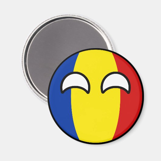 Aimant Funny Trending Geeky Roumanie Camptryball (Recto/Verso)