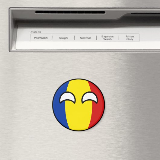 Aimant Funny Trending Geeky Roumanie Camptryball (In Situ (Lave-vaisselle))