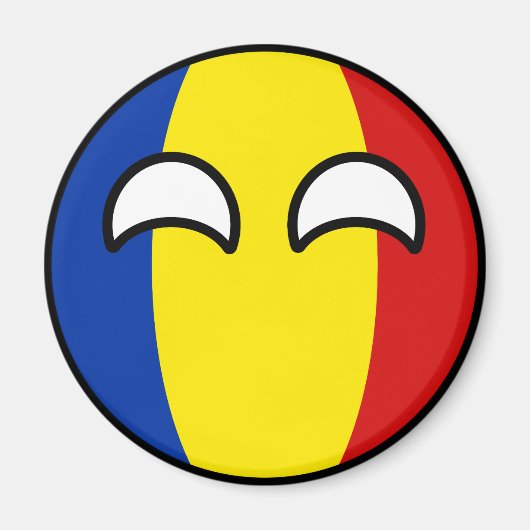 Aimant Funny Trending Geeky Roumanie Camptryball (Devant)