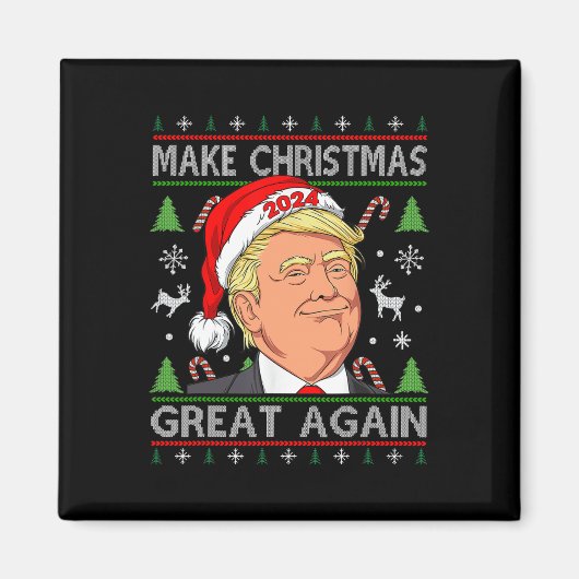 Aimant Funny Trump 2024 (Devant)