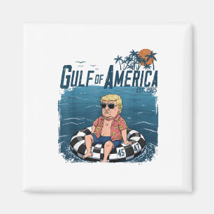 Aimant Funny Trump Chemise Golfe Des Etats-Unis Est 2025