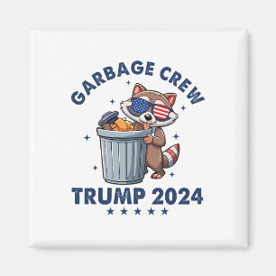 Aimant Funny Trump Garbyge Crew