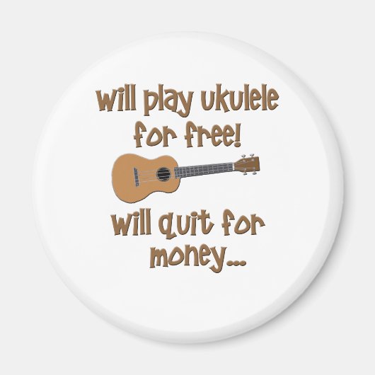 Aimant Funny Ukulele (Devant)