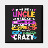 Aimant Funny Uncle Quote Sy Cool Uncle Men  (Devant)