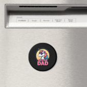 Aimant Funny Unicorn Dad Laufey Men Father's Day Christma (In Situ (Lave-vaisselle))