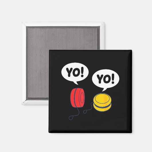 Aimant Funny Yoyo  (Recto/Verso)