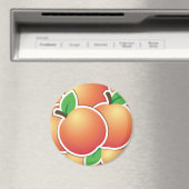 Aimant Funy peach (In Situ (Lave-vaisselle))