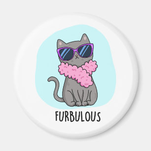 Aimant Furbulous Funny Elegant Cat Pun