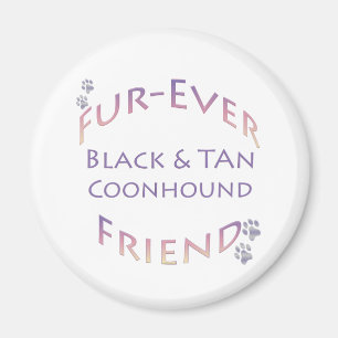Aimant Furever De Coton Noir Et Tan