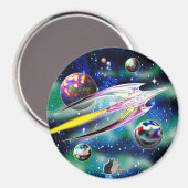 Aimant Fusée de verre (Recto/Verso)