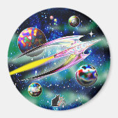 Aimant Fusée de verre (Devant)