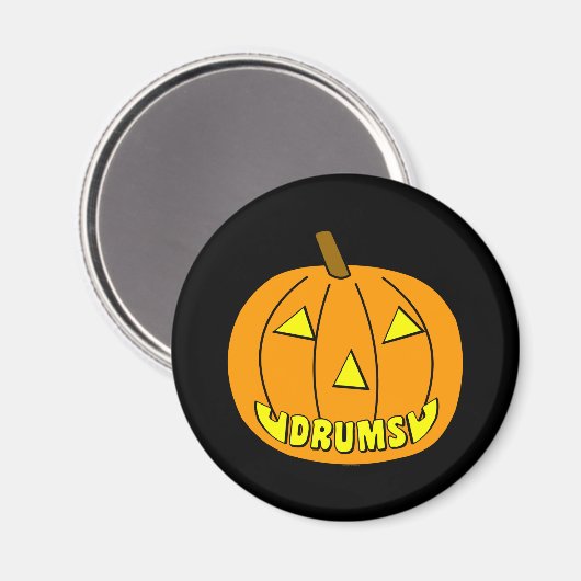 Aimant Fûts Halloween Citrouille (Recto/Verso)