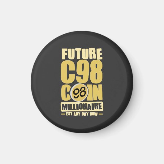 Aimant Futur C98 pièce millionnaire (Devant)