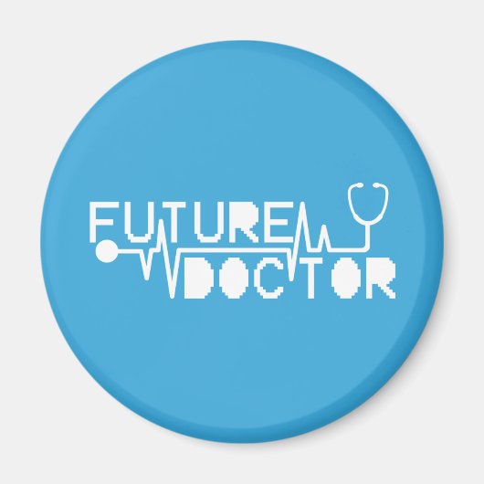 Aimant Futur docteur médecine Stéthoscope (Devant)