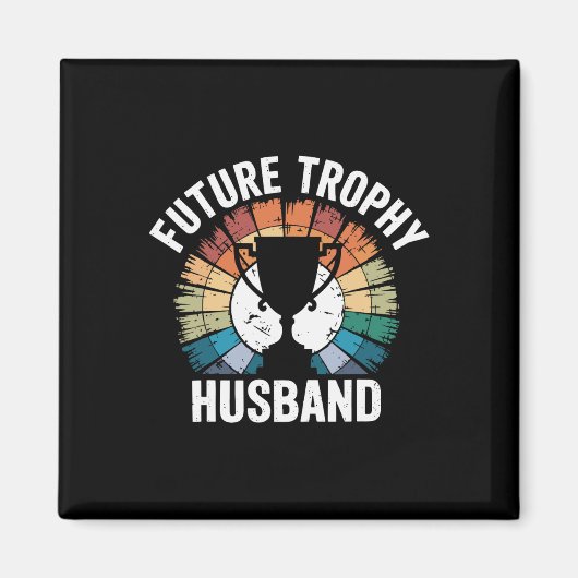 Aimant Futur époux trophée  (Devant)