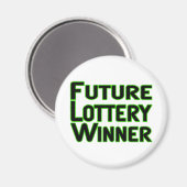 Aimant Futur gagnant de loterie (Recto/Verso)