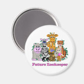Aimant Futur gardienne de zoo (Recto/Verso)