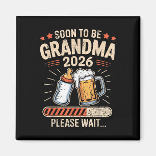 Aimant Futur Maman Est 2026 Annonce de Bébé T-shirt