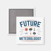 Aimant Futur météorologue (Recto/Verso)