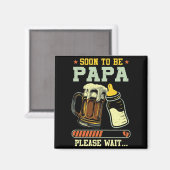 Aimant Futur Papa Est 2025 Annonce de Grossesse Lo (Recto/Verso)