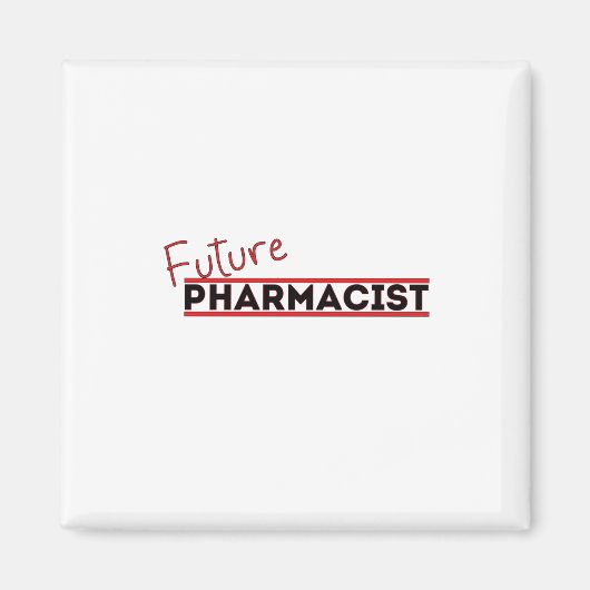 Aimant Futur pharmacien (Devant)