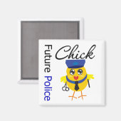 Aimant Futur policier (Recto/Verso)