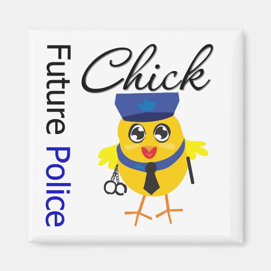 Aimant Futur policier (Devant)